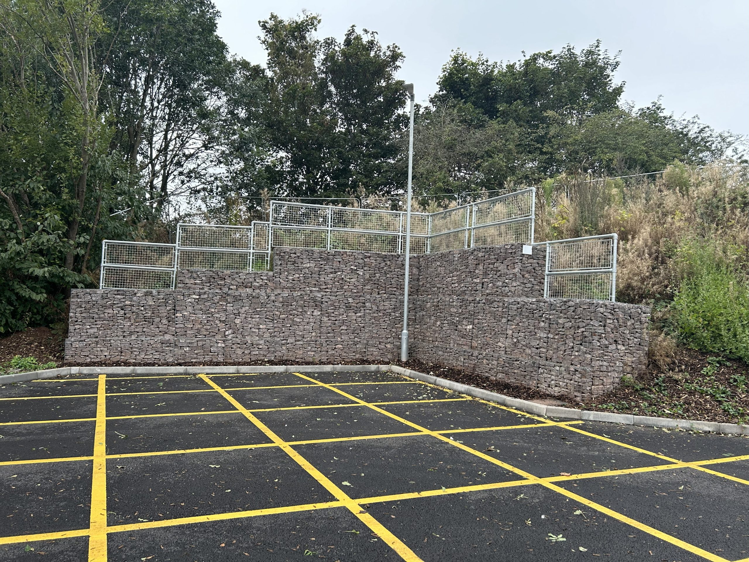 Dorothy Pattison Hospital Gabion Wall
