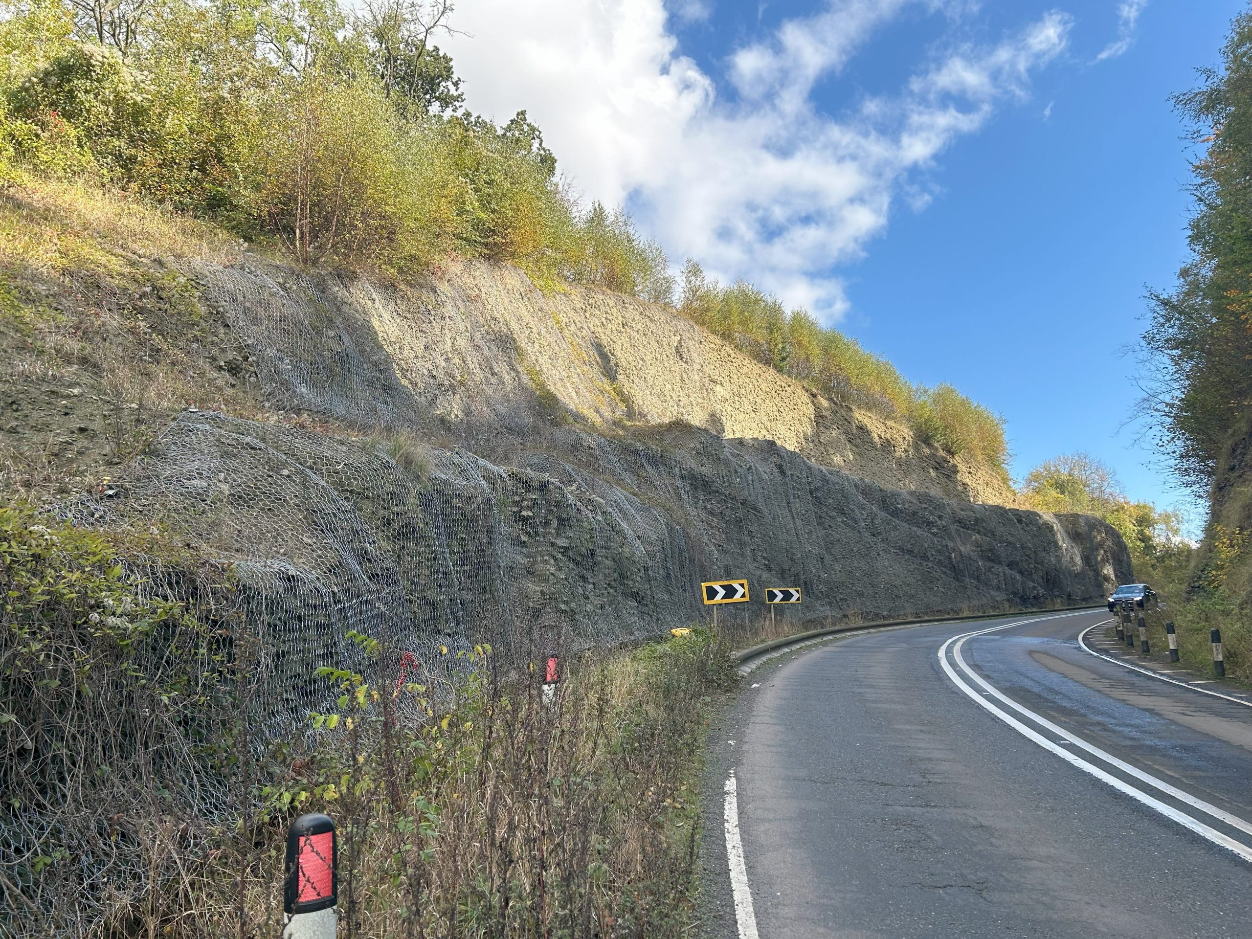 Rockfall Protection at Wenlock Edge, Shropshire