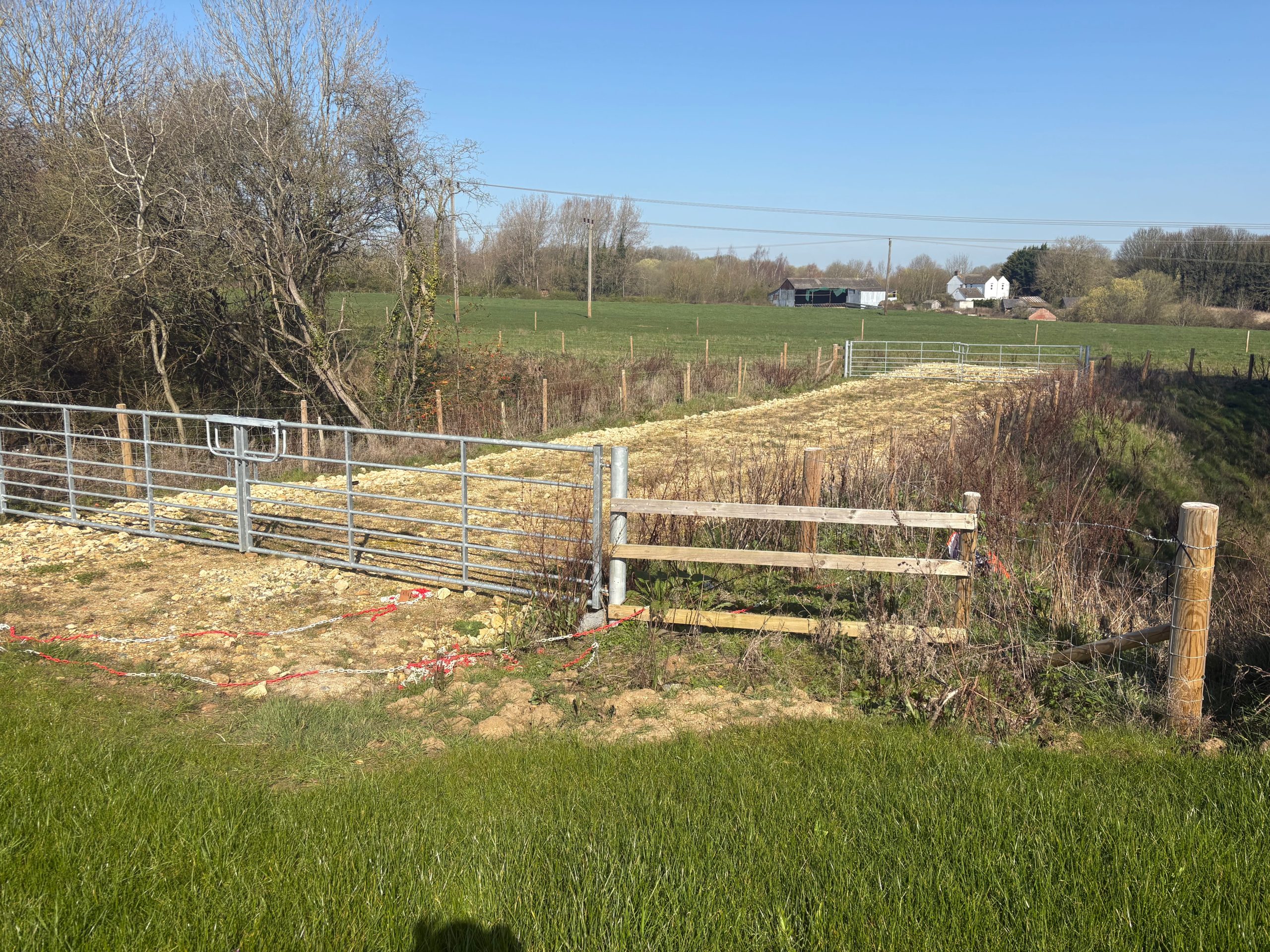 Land Access Challenge at Gaultney Farm Development, Desborough