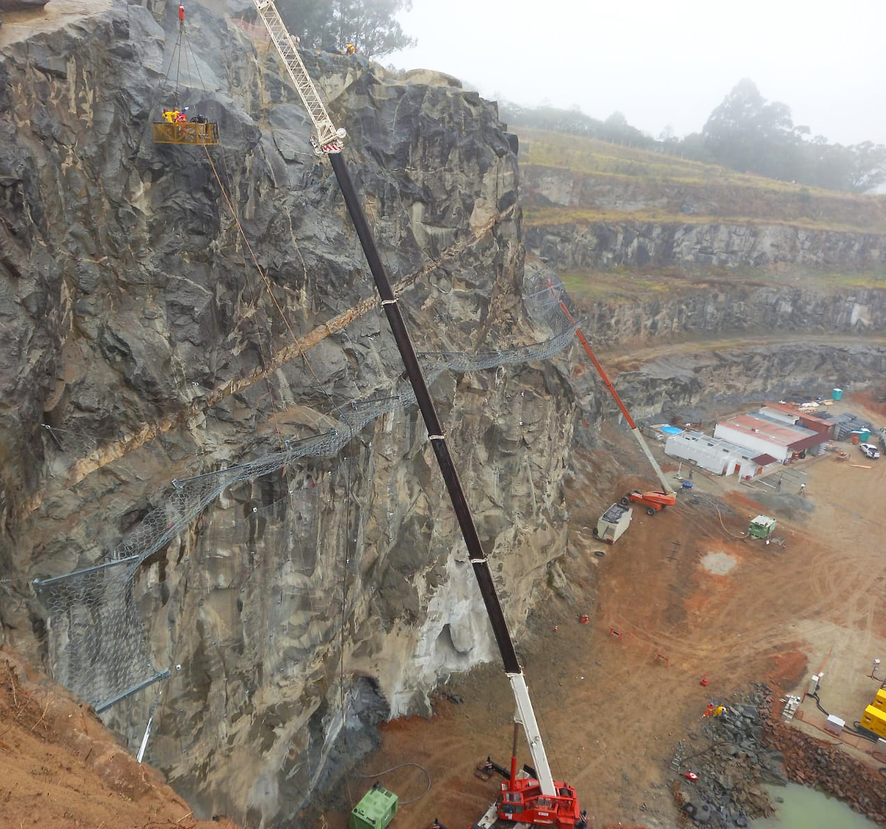 Rockfall Protection with Steelgrid