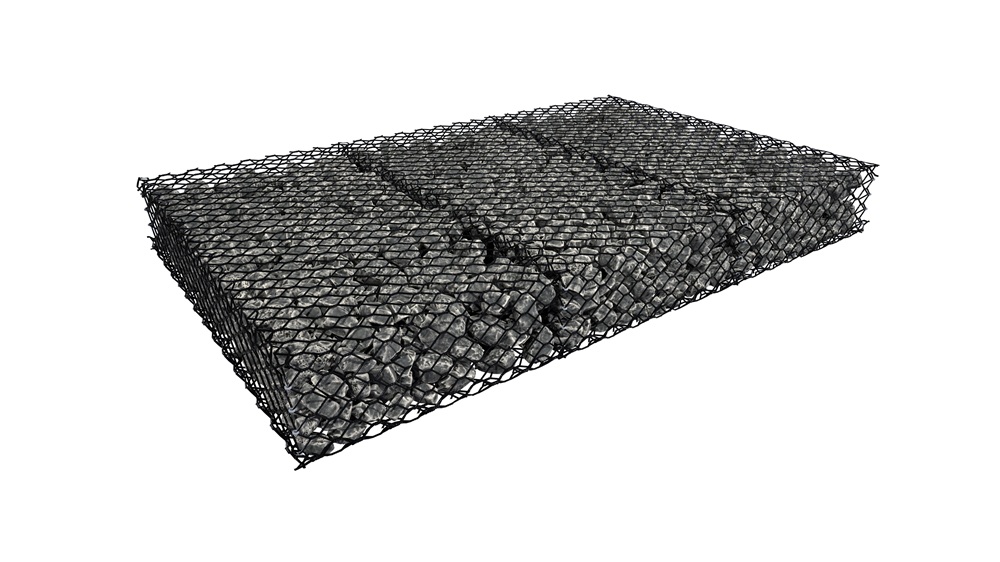 PMM is a geosynthetic-based mattress solution designed to protect offshore structures against scour. It is made from polymeric geogrids filled with rocks to ensure protection of the seabed. PMMs are available with different types of geogrids, selected according to hydraulic forces, seabed conditions, and installation depth. Their low visual impact and corrosion resistance make them ideal for wind farm foundation
